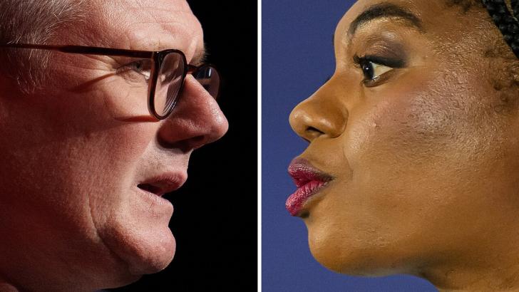 UK prime minister Keir Starmer and Conservative leader Kemi Badenoch